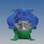 Centrifugal pump 3D model