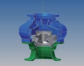 Centrifugal pump 3D model