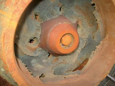 Damaged Pump Impeller