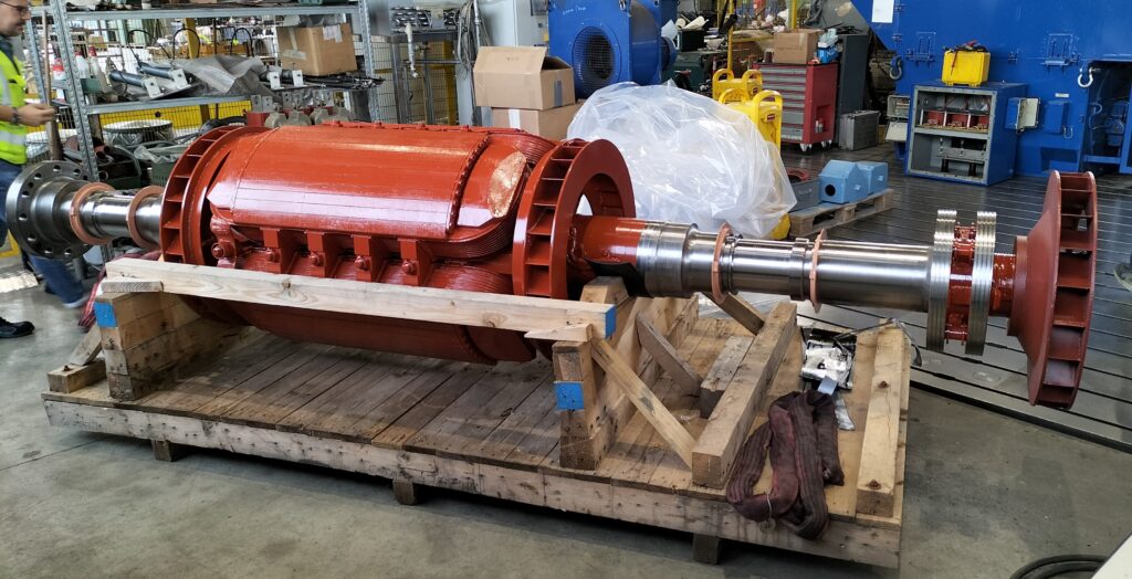 Generator rotor overhaul