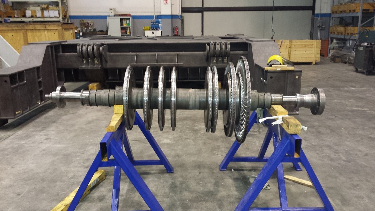 Rebladed steam turbine rotor